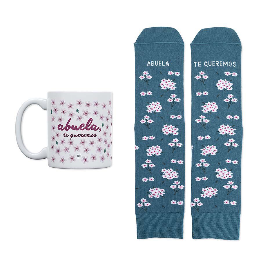 Set Regal Tassa + Clauer ''Abuela te queremos''