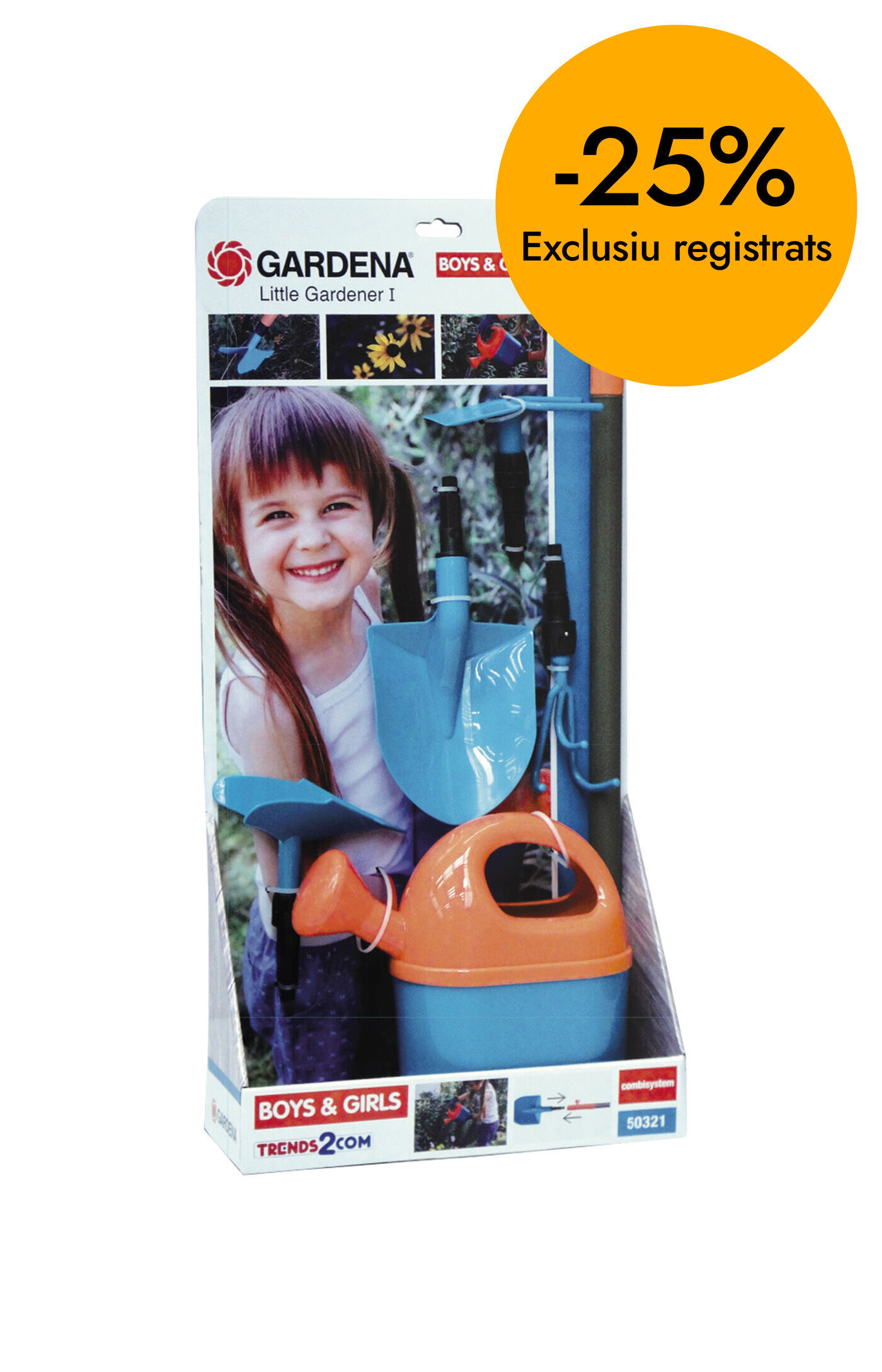 Joc simb&ograve;lic Chicos Gardena Eines jard&iacute; + regadora