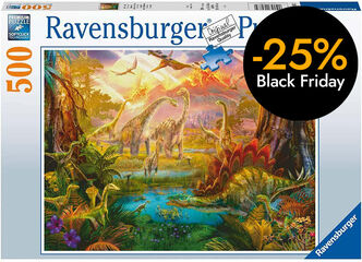 Puzle 500 piezas Tierra de diNosaurios