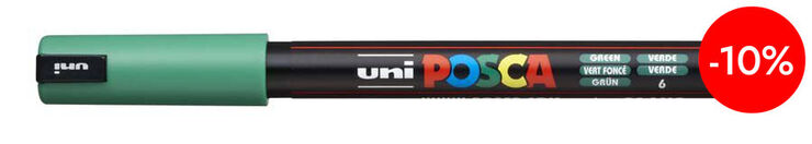 Retolador Posca PC-1MR 0,7mm verd