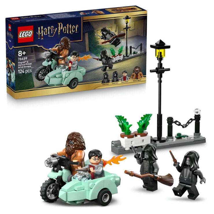 LEGO® Harry Potter TM Hagrid™ y Harry: Huida de Privet Drive 76459