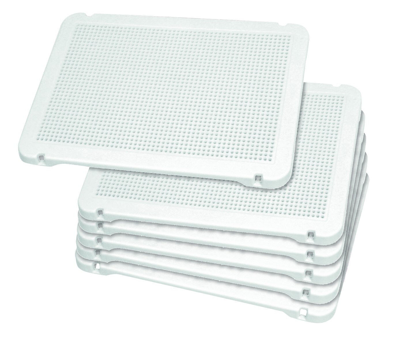 Placas blancas para pivotes