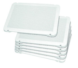 Placas blancas para pivotes