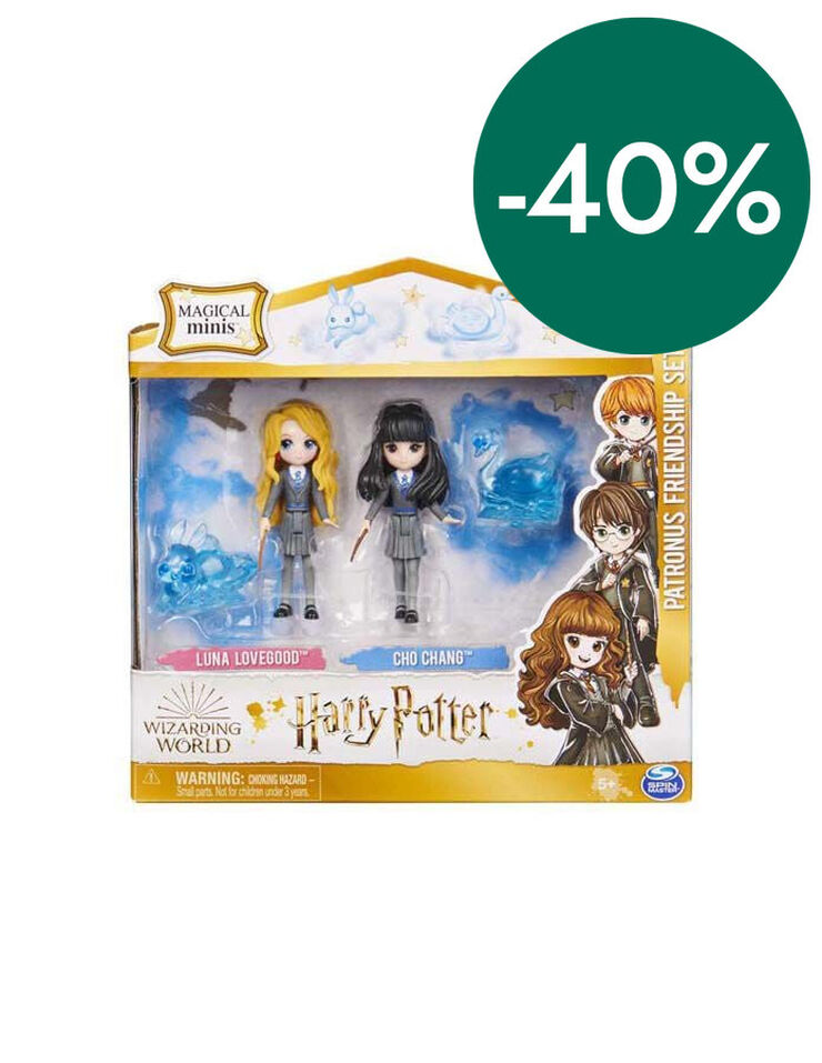 Harry Potter Friendship Set: 2 Muñecos Luna Lovegood y Cho Chang 7cm