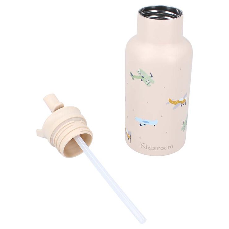 Botella Kidzroom 350ml Avionetas beige
