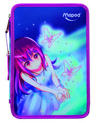Estoig Plumier Doble Maped Butterfly