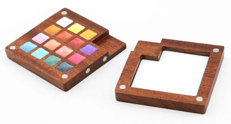 Mini Paleta Acuarela Nomad 15 colores metallik