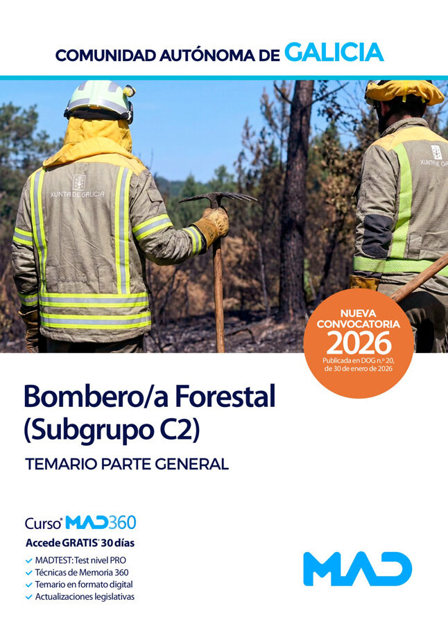Escala Auxiliar del Servicio de Prevenci&oacute;n y Defensa contra Incendios Forestales, especialidad de Bombero Forestal (Subgrupo C2) de la Comunidad Aut&oacute;