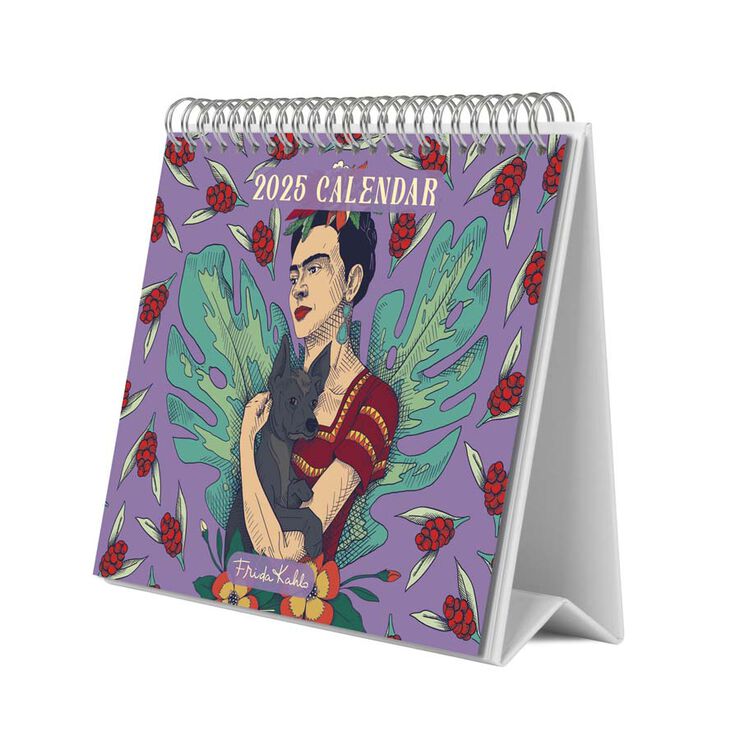 Calendari Taula 2025 30x30cm Frida Kahlo