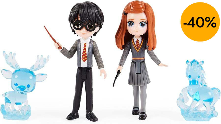 Harry Potter Friendship Set: 2 figures Harry Potter i Ginny Weasley 7cm