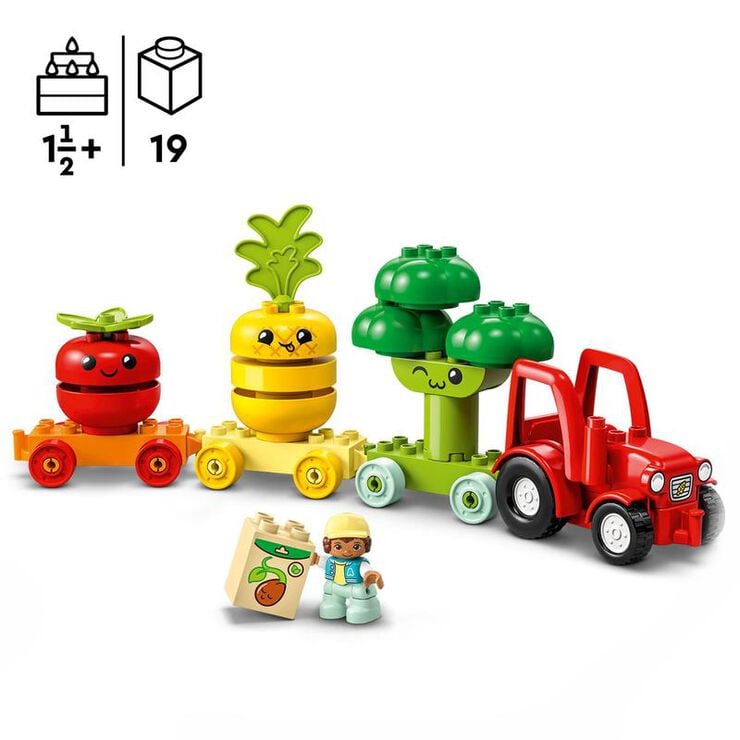 LEGO® DUPLO My First Tractor de Frutas y Verduras 10982