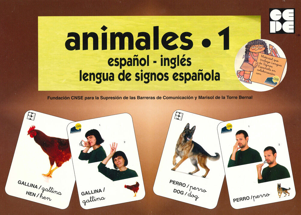 Animales 1 Esp-Ing. Lengua Signos
