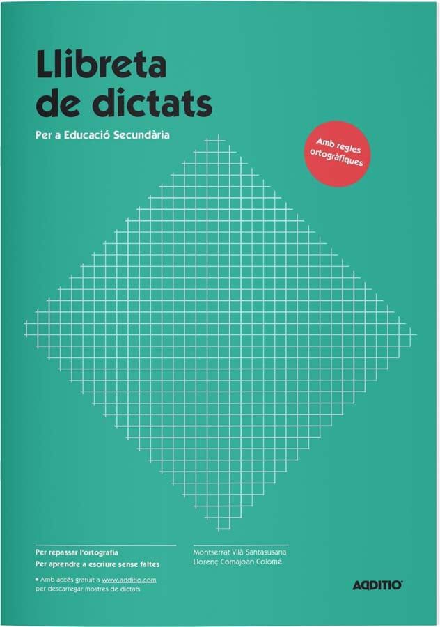 Libreta Dictados Educaci&oacute;n Secundaria A5 Additio Catal&aacute;n