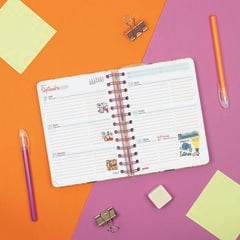 Agenda Escolar Finocam Talkual 1/8 Setm/Vista Castell&agrave; 2026-27 Versio