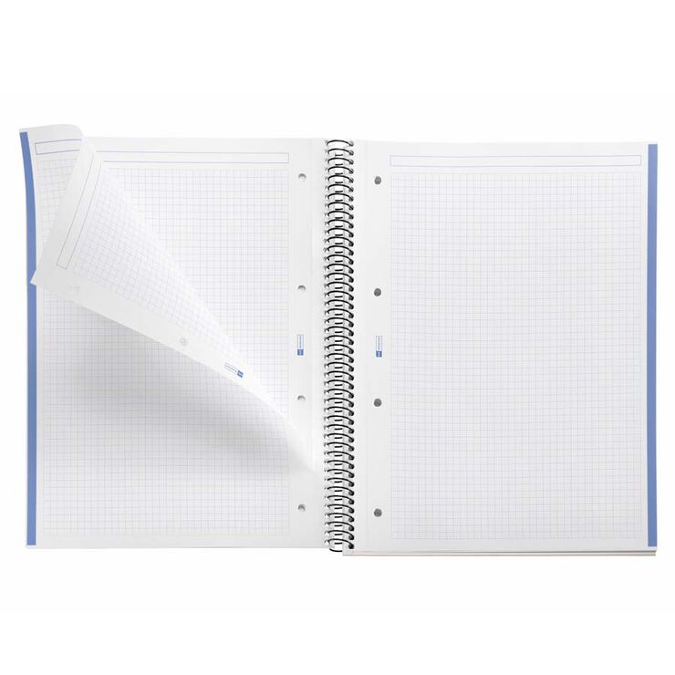 Notebook 1 Miquelrius A4 80 hojas 5x5 azul