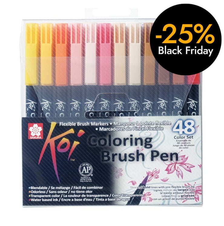 Retoladors Brush Pen Koi 48 colors