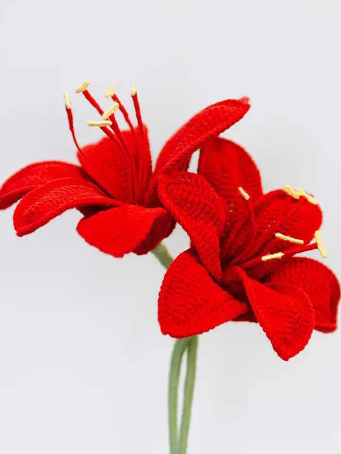 Flor de Ganxet Amaril&middot;Lis