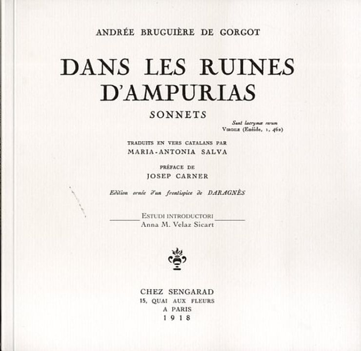 Dans les ruines D'Ampurias. Sonnets