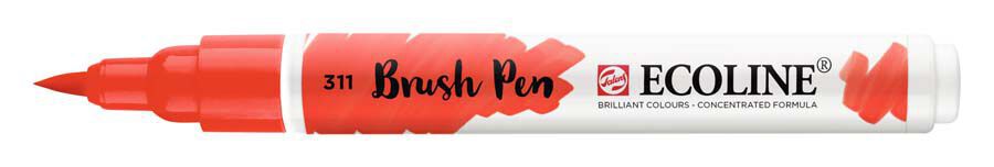 Rotulador Ecoline Brush Pen bermell&oacute;n 311