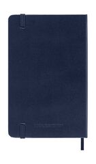 Agenda Moleskine 12m día/pág 2025 Pocket azul marino