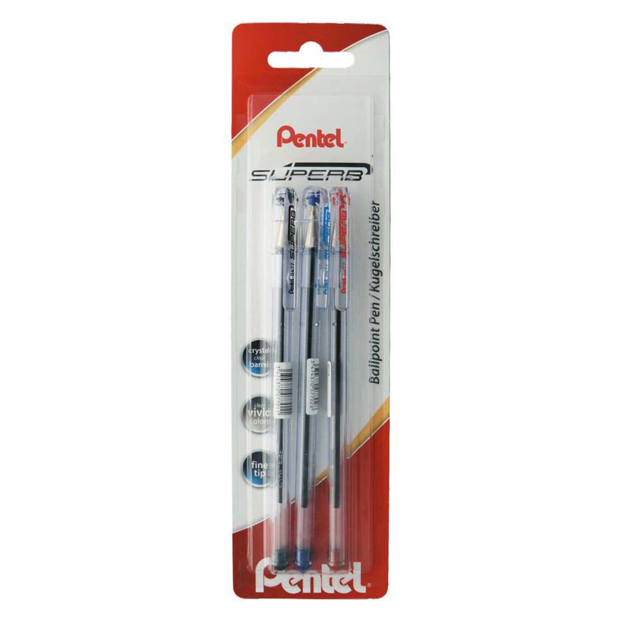 Bol&iacute;grafos Pentel Superball 3U.NG/AZ/RO