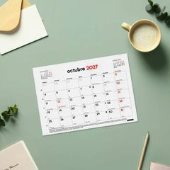 Calendario Bloc Im&aacute;n Finocam 16M 21x15cm Catal&aacute;n 2026-27