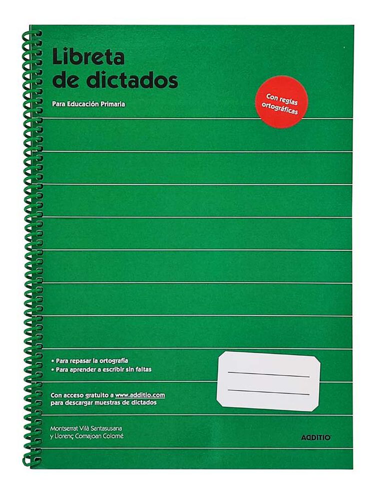 Libreta Dictados Educación Primaria A4 Additio Castellano Libreta Dictados Educación Primaria A4 Additio Castellano