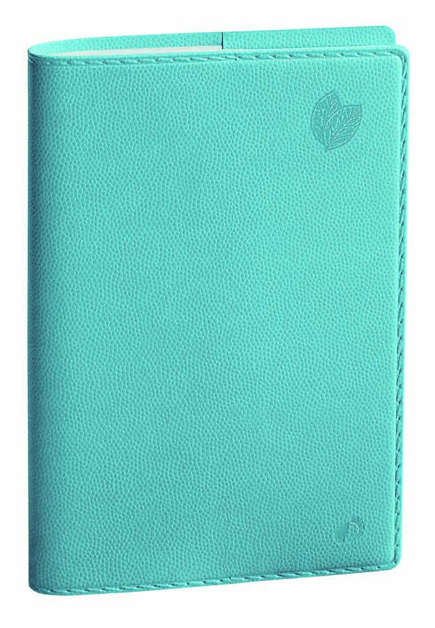 Agenda escolar Quo Vadis Equology A6 sem/vista mult. 2025-26 azul