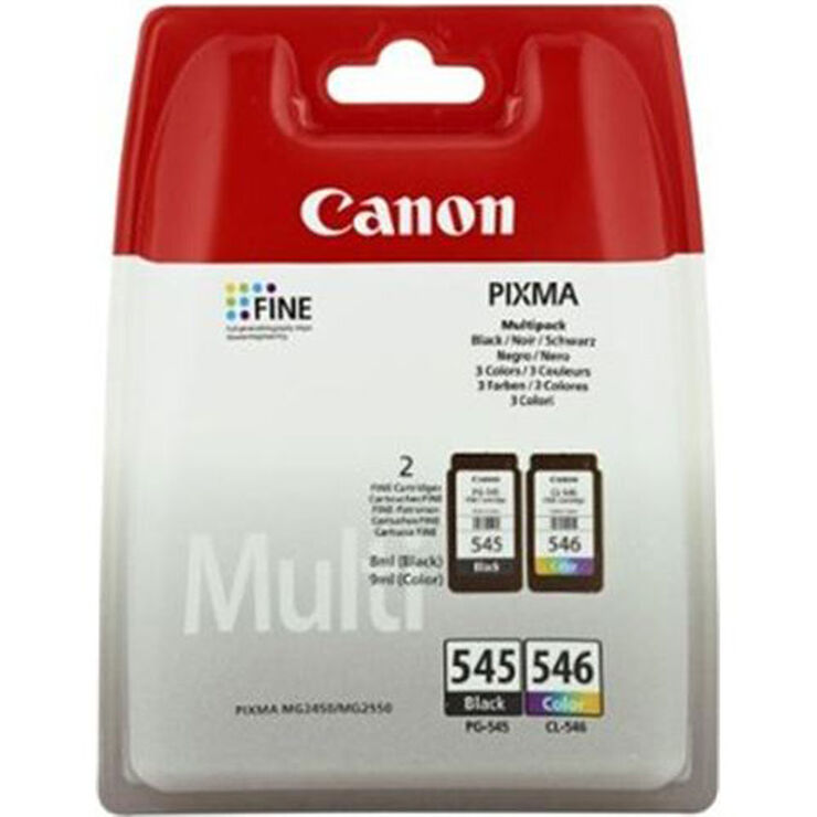 Cartucho original Canon PG545XL/CL546XL+50h 10x15 - 8286B006