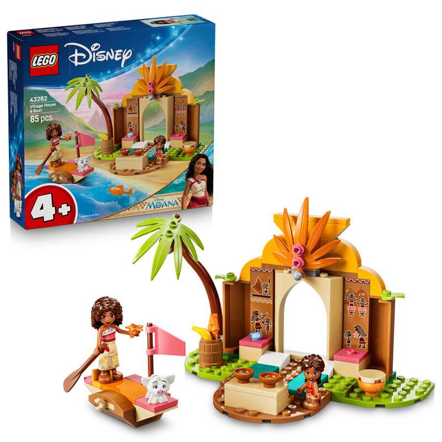 LEGO&reg; Disney Princess Casa de la Aldea y Barco 43282