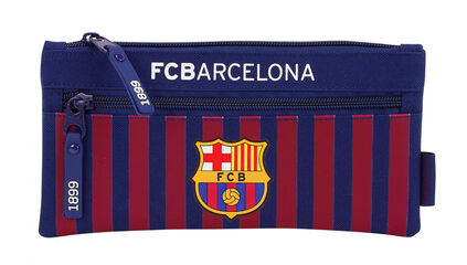 Estuche FCB 2 Cremalleras 18/19