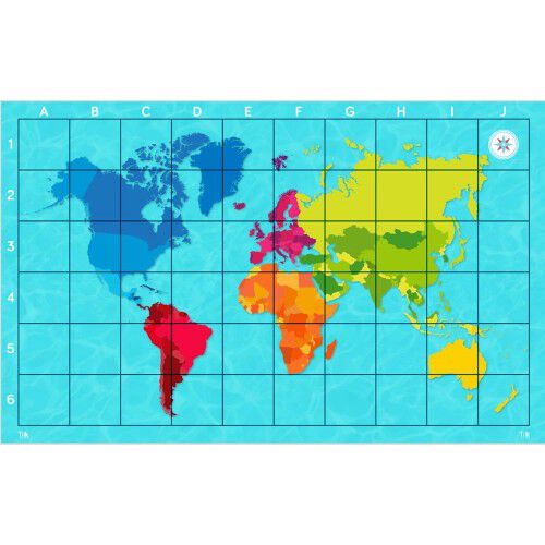 Tapete Mapamundi Infantil