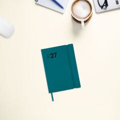 Agenda Finocam Mara Semana Vista Vertical 2027 Catal&aacute;n Turquesa