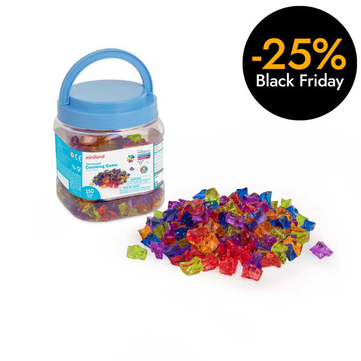 Gemmes translúcides 150 unitats