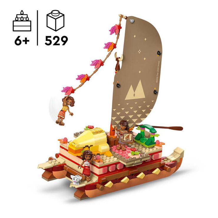 LEGO® Disney Princess Canoa de Aventuras de Vaiana 43270