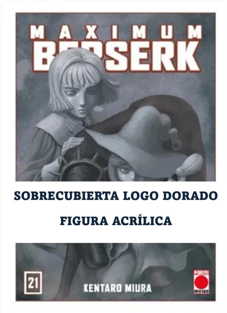 Maximum Berserk 21 (Portada dorada + figura)
