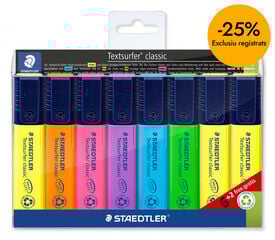 Marcadores fluorescentes Staedtler Textsurfer 6+2 colores