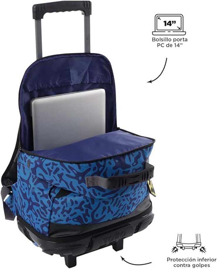 Mochila con ruedas Totto Sharky L