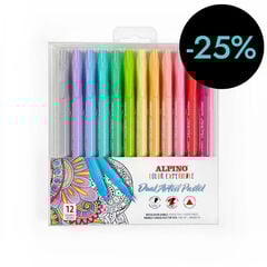 Retoladors Alpino Dual Artist Color Experience pastel 12 colors