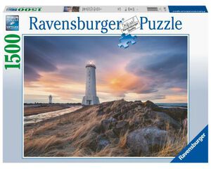 Puzle 1500 piezas Faro Akranes Islandia