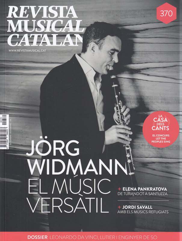 Revista Musical Catalana 370 - J&ouml;rg Widmann
