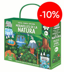 Libro y puzle Meravelles de la natura 100 piezas
