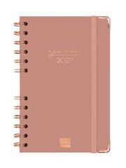 Agenda Finocam Alma Semana Vista Horizontal 2027 Catal&aacute;n Rosa