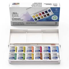 Acuarela Cotman Plus Winsor & Newton estuche bolsillo 12 colores