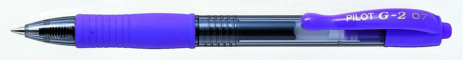 Bol&iacute;grafo Pilot G-2 lila pastel 12u