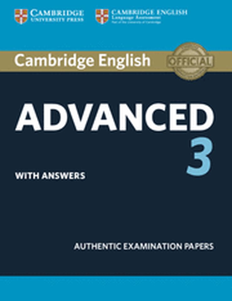 Cambridge English Advanced 3. Student'S Book With Answers