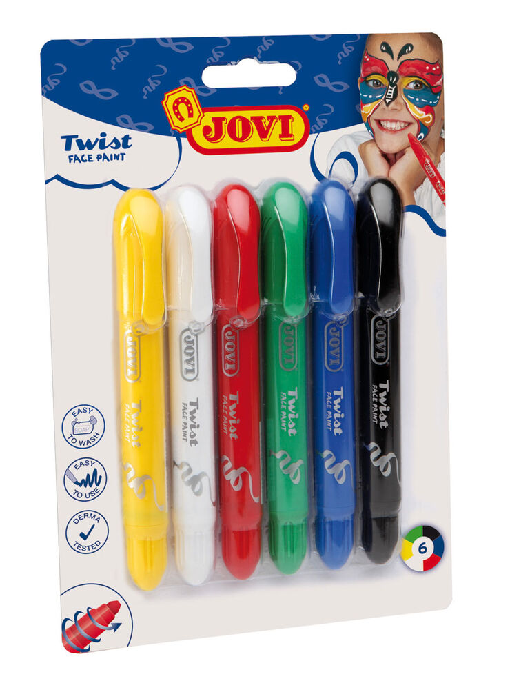 Maquillaje en barra Jovi Twist, 6 colores - Abacus Online