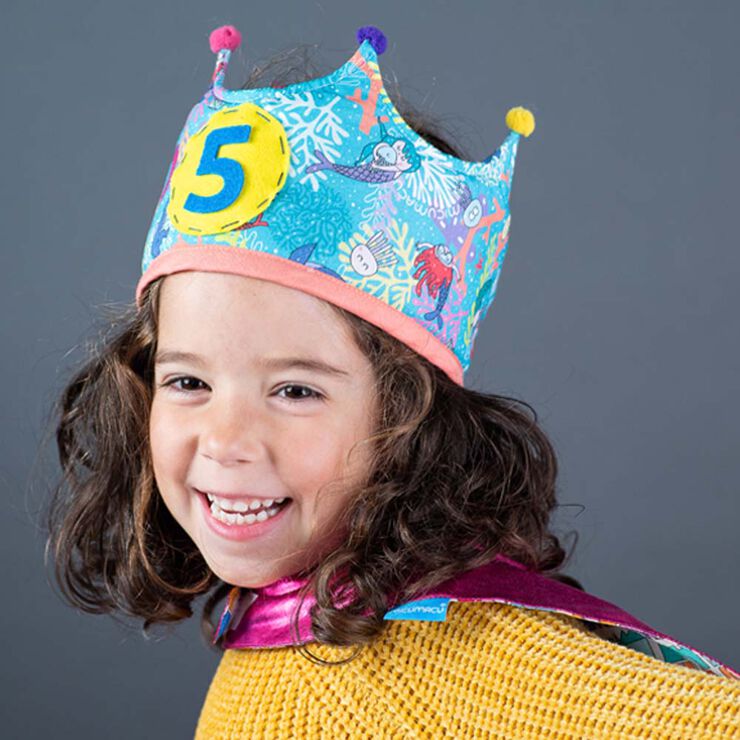 Corona de cumpleaños sirenas