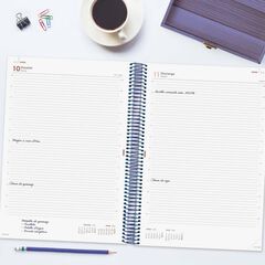 Agenda Finocam Year E40 1dia/pàg cat 2026 blau