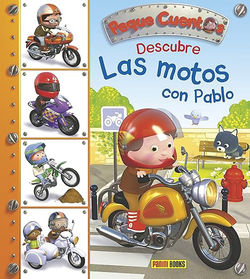 Peque Cuentos. Descubre las motos con Pablo